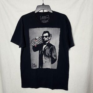 Riot Society Black and Gray Graphic Tee